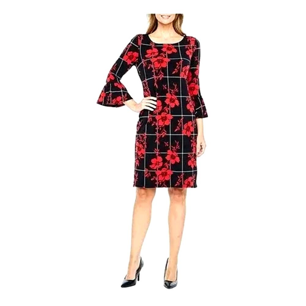 60$ XL Liz Claiborne XL sheath dress NEW NWT crew neckline